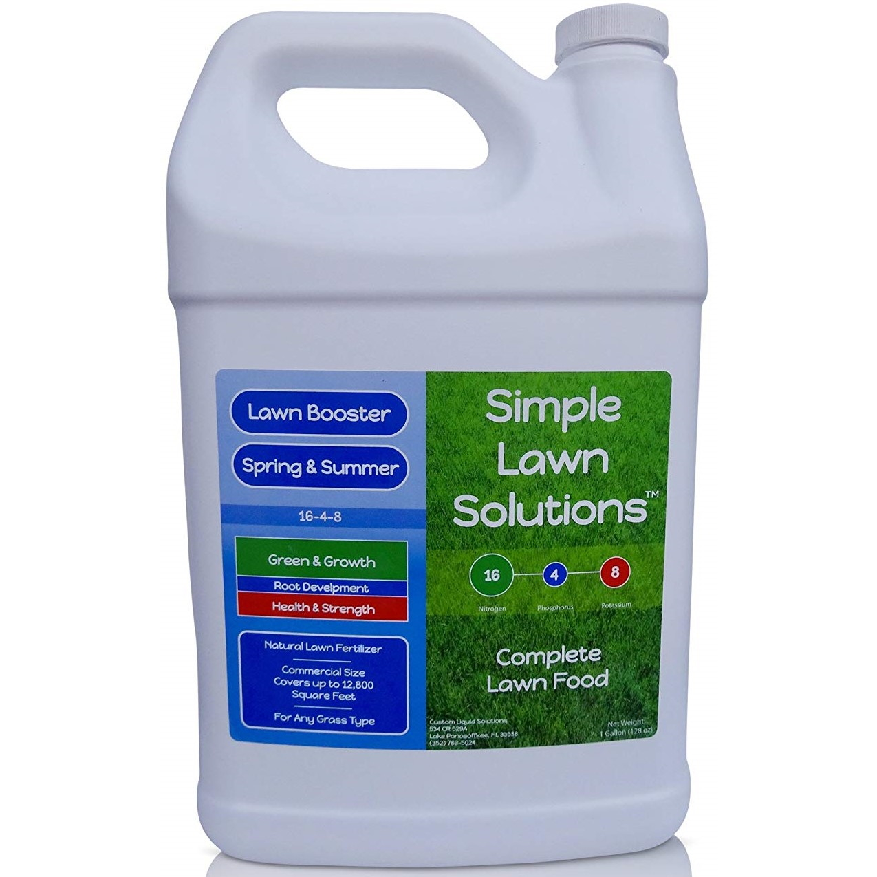 Advanced 16-4-8 Balanced NPK- Lawn Food Natural Liquid Fertilizer